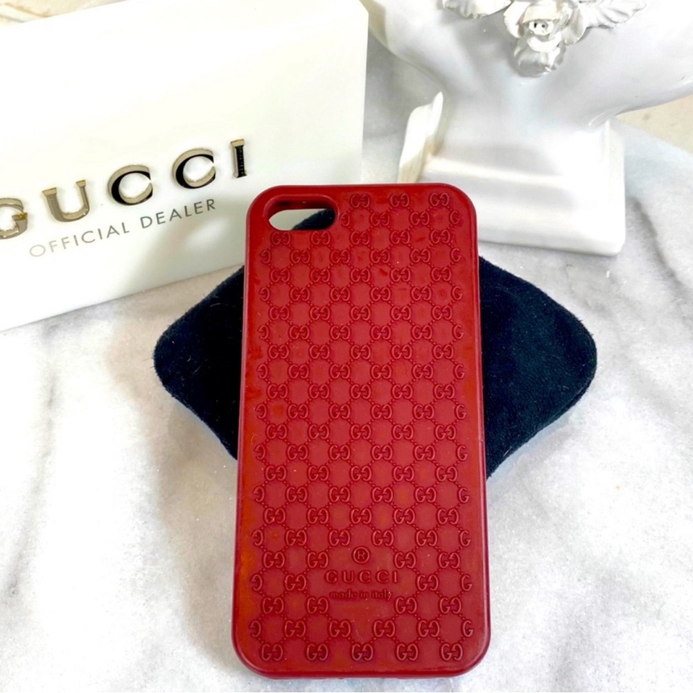 Gucci iPhone 5 Rubber Guccissima Logo Case